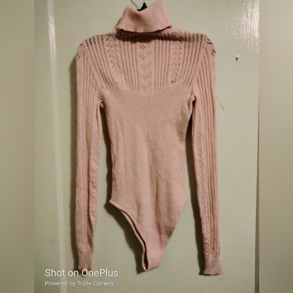 Forever 21 sweater turtle neck body suit